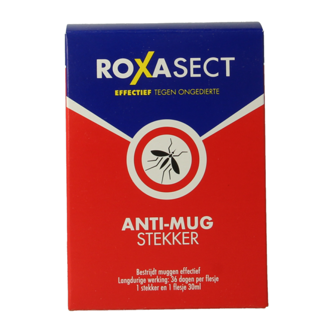 Roxasect Diffusore Elettrico Anti-Zanzare a base di Pralletrina, 1 Pezzo