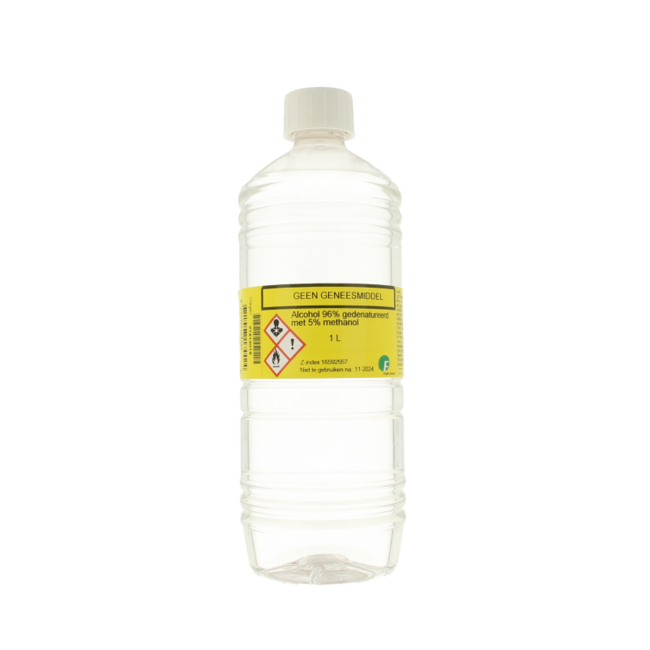 Alcol Orphi 96% denaturato con 5% metanolo 1 Litro