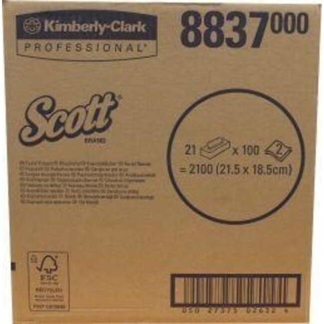 Kimberly Clark Fazzoletti 21 x 100 pezzi 2100 Pezzi