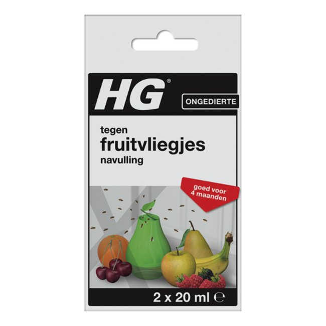 Wkład uzupełniający do pułapki na muszki owocówki HG X, 20 ml, 2 sztuki