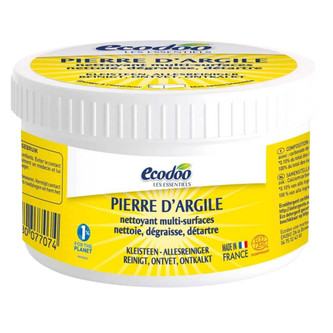 Pierre d'argile nettoyante universelle bio Ecodoo 300 g