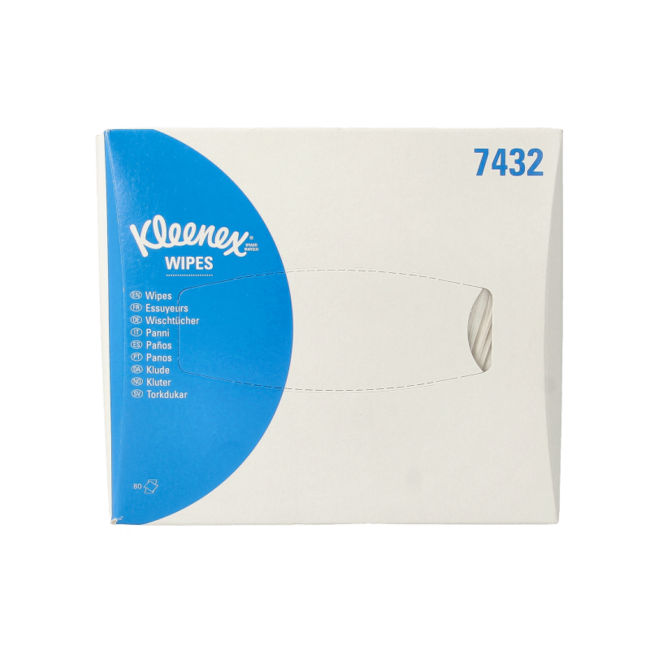 Lingettes médicales Kleenex 12 x 22 cm, 80 pièces