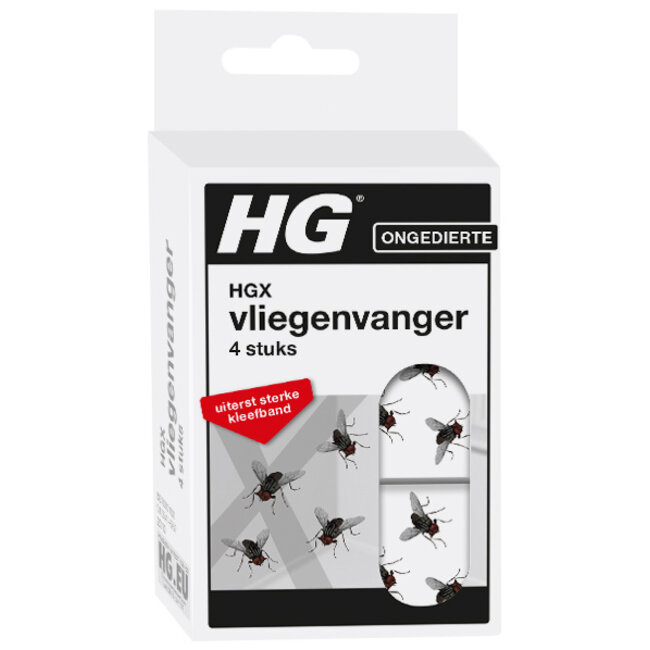 HG X Fliegenfänger 4 Stück