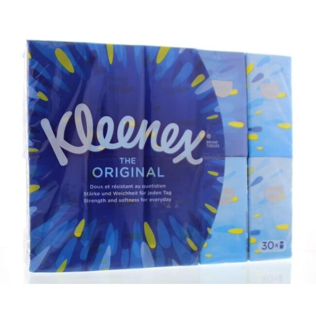 Kleenex Original chusteczki higieniczne, 30 opakowań po 9 sztuk