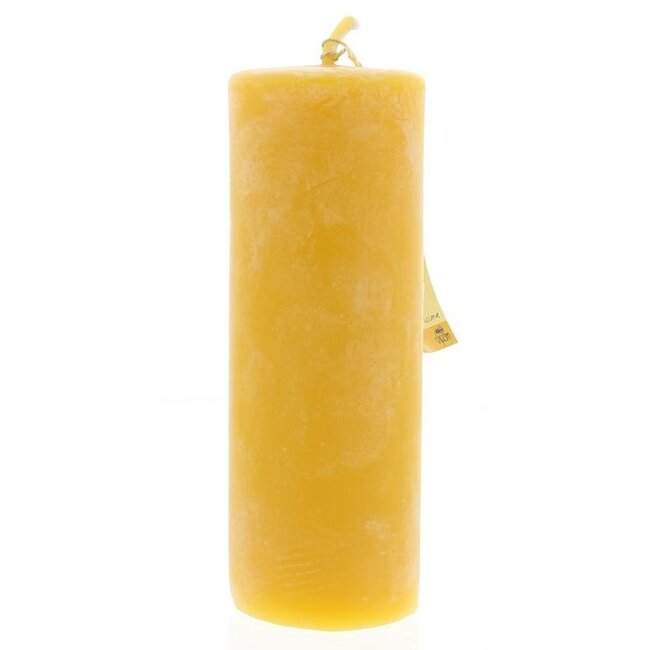 Vela de pilar n.º 2 de cera de abeja, 23 horas de duración, 1 unidad