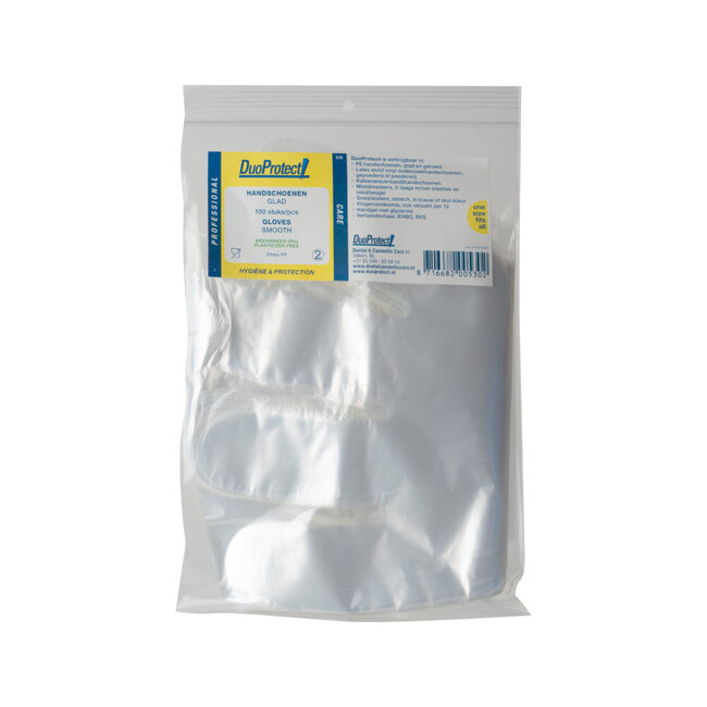 Gants jetables lisses 100 pièces