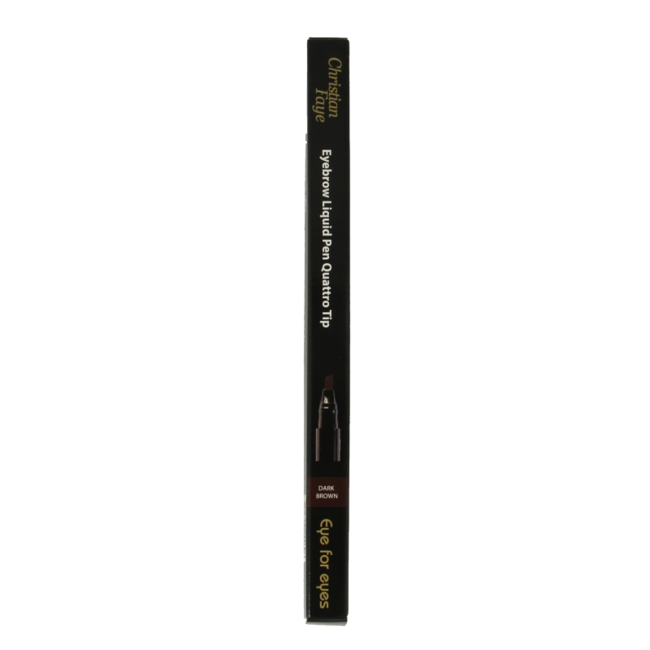 Christian Faye Stylo sourcils liquide quattro tip brun foncé 1,3 g