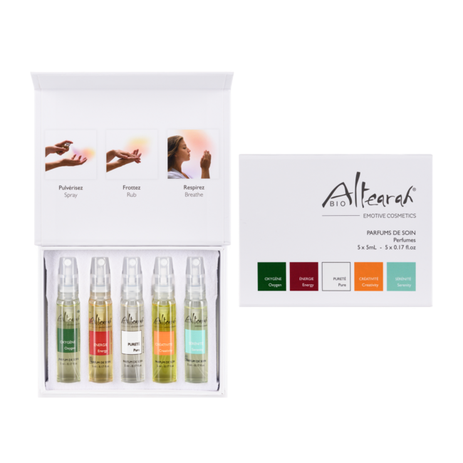 Altearah Coffret Parfum de Soin Essentiels 5x5ml Bio