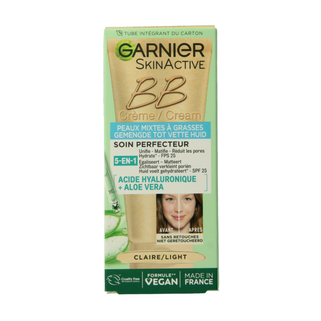 Garnier SkinActive BB Cream Oil Free Light Skin 50ml