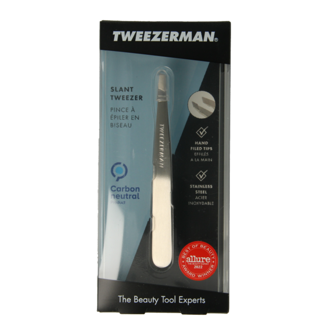 Tweezerman Slant Tweezer Classic Stainless Steel 1 Piece