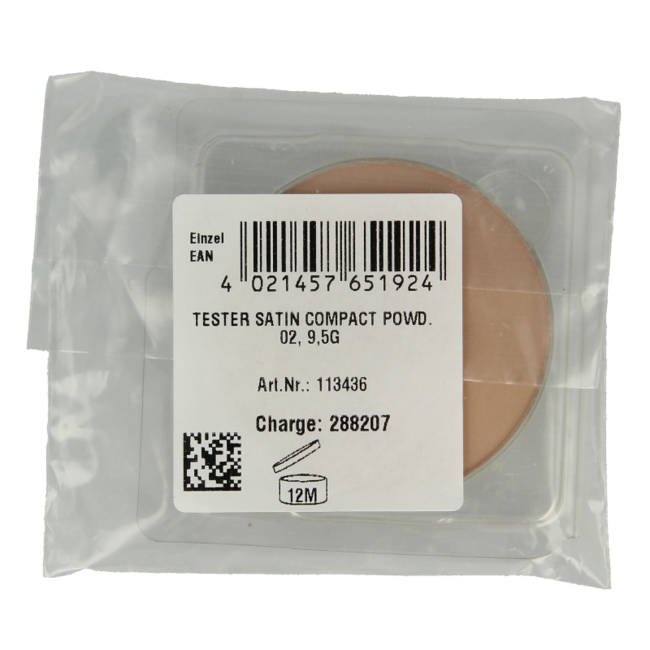 Lavera Satin Kompaktpuder Medium 02 Tester 1 Tester