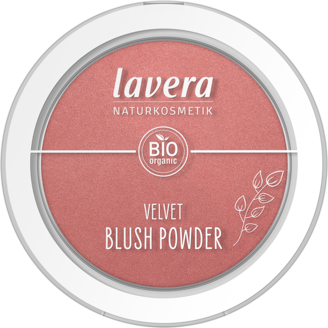Puder róż do policzków Lavera Velvet, odcień różowa orchidea 02, 5 gramów