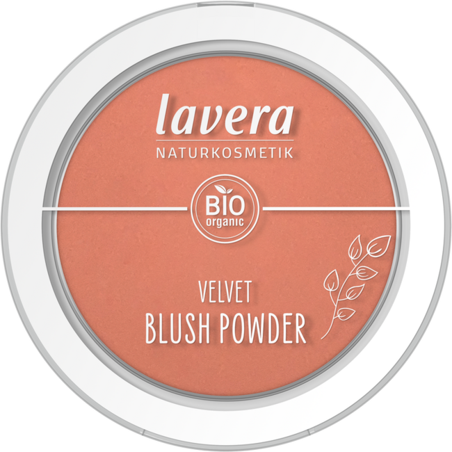 Lavera Velvet blush powder rosy peach 01 5 Gram