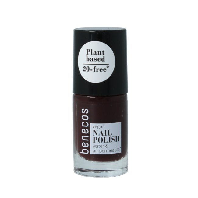 Esmalte de uñas vegano Benecos natural beauty Vamp 20-free de base vegetal 5 ml