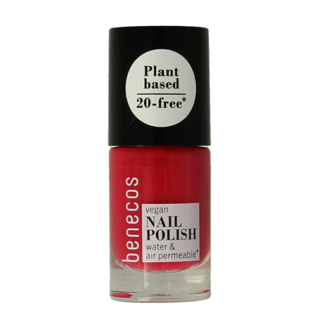 Benecos natural beauty Wegański lakier do paznokci Hot Summer 20-FREE roślinny 5 mililitrów