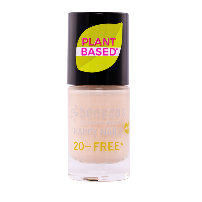 Vernis à ongles vegan rose vif 20-free à base de plantes 5 millilitres