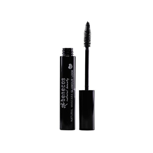 Máscara de pestañas natural glamour look vega black 8 ml