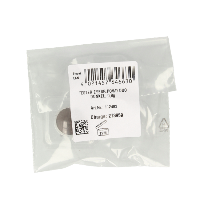 Lavera Dúo de polvos para cejas oscuro bio tester 1 unidad