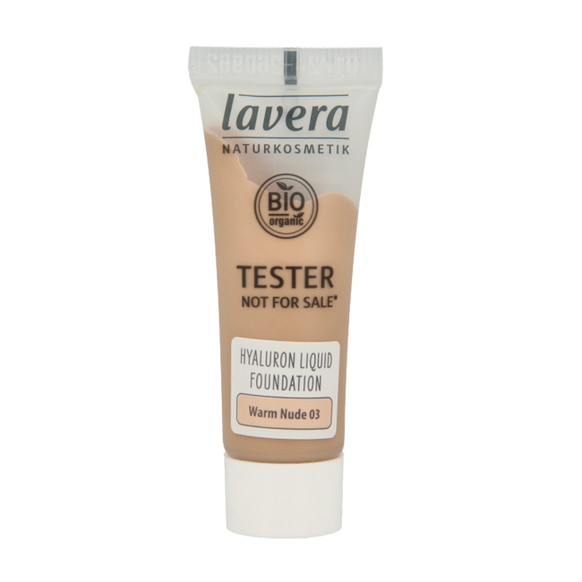 Lavera Hyaluron Liquid Foundation Warm Nude 03 Tester 1 Tester