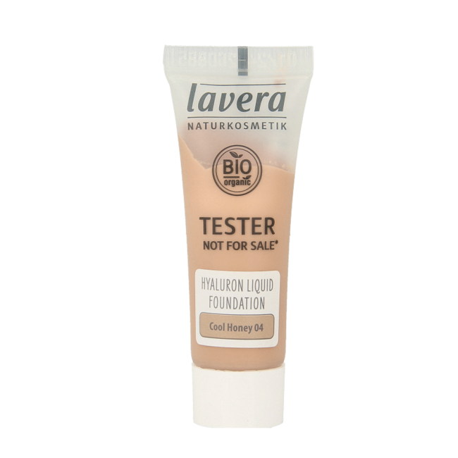 Lavera Hyaluron base de maquillaje líquida cool honey 04 tester 1 unidad