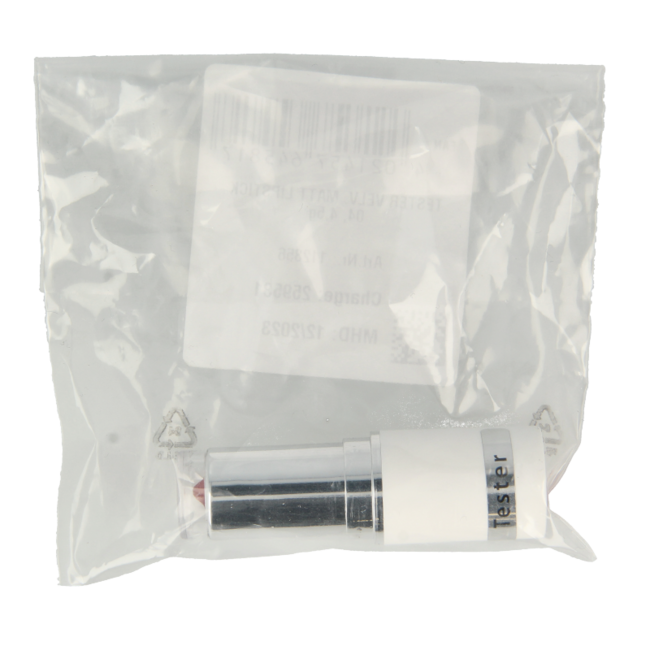 Lavera Pomadka velvet matt vivid red 04 tester 1 Tester