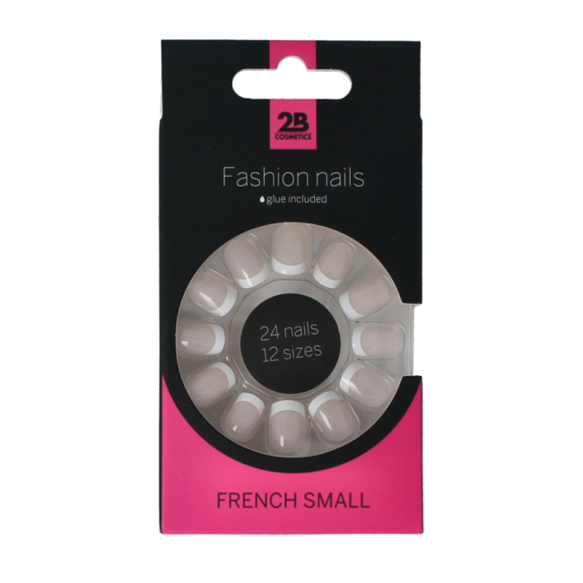 2B Nails french small 24 unidades