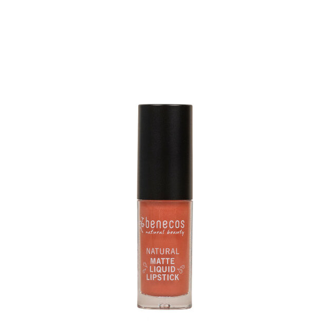 Benecos natural beauty Naturaler Flüssig-Lippenstift Matt Coral Kiss 5 Milliliter