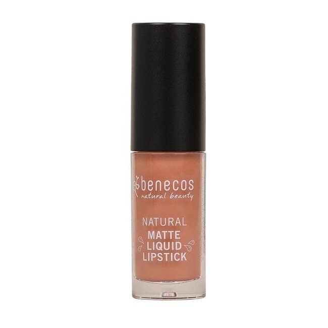 Benecos natural beauty Rouge à lèvres liquide mat naturel Desert Rose 5 ml