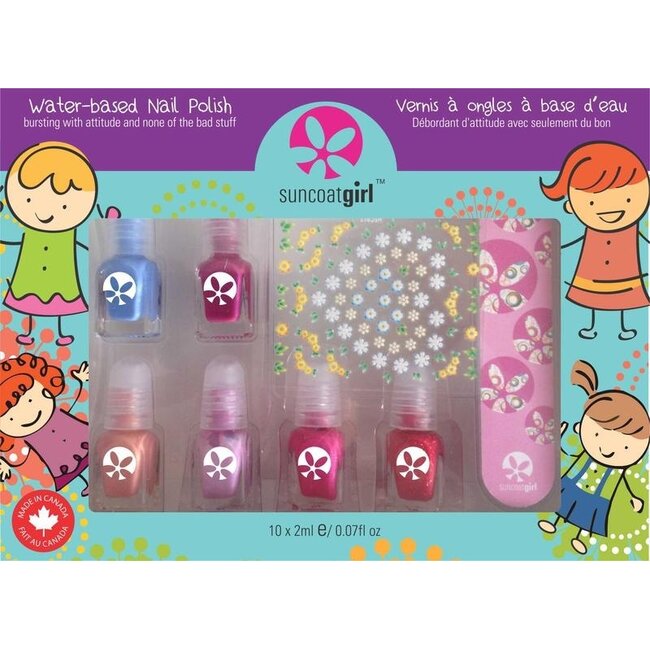 Suncoat Girl Coffret de vernis à ongles Mini Mani NT 6 x 2 ml