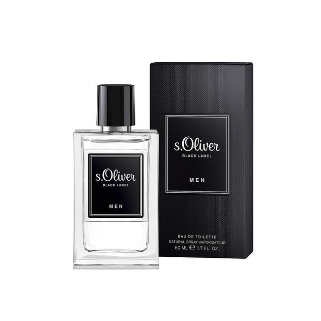 S. Oliver Black Label Eau de Toilette per Lui 50 Millilitri