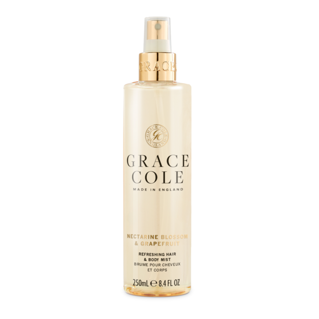 Grace Cole Nektarinenblüte & Grapefruit Haar- & Körperspray 250 Milliliter