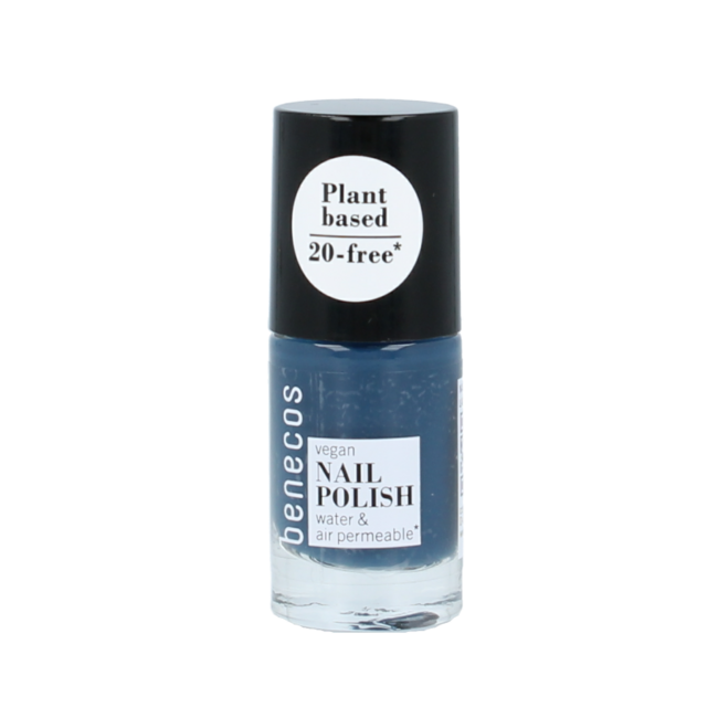 Benecos natural beauty Esmalte de uñas vegano Nordic Blue 20-free de base vegetal 5 ml