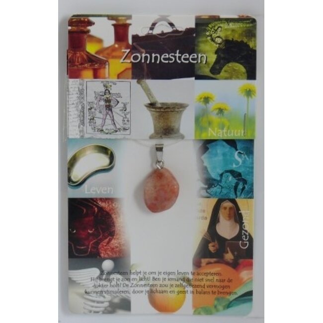 Colgante de piedra de sol Steengoed 1 unidad