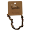 Steengoed Splitperlen-Armband Tigerauge auf Karte 1 Stück