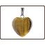 Ruben Robijn Pendentif cœur 20 mm œil de tigre 1 pièce