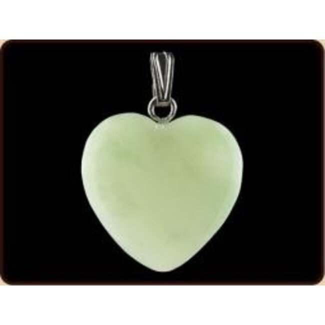 Ruben Robijn Pendentif cœur jade 20 mm 1 pièce