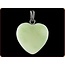 Ruben Robijn Colgante corazón 20mm jade 1 unidad