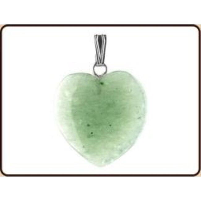 Ruben Robijn Pendentif cœur 20mm aventurine 1 pièce
