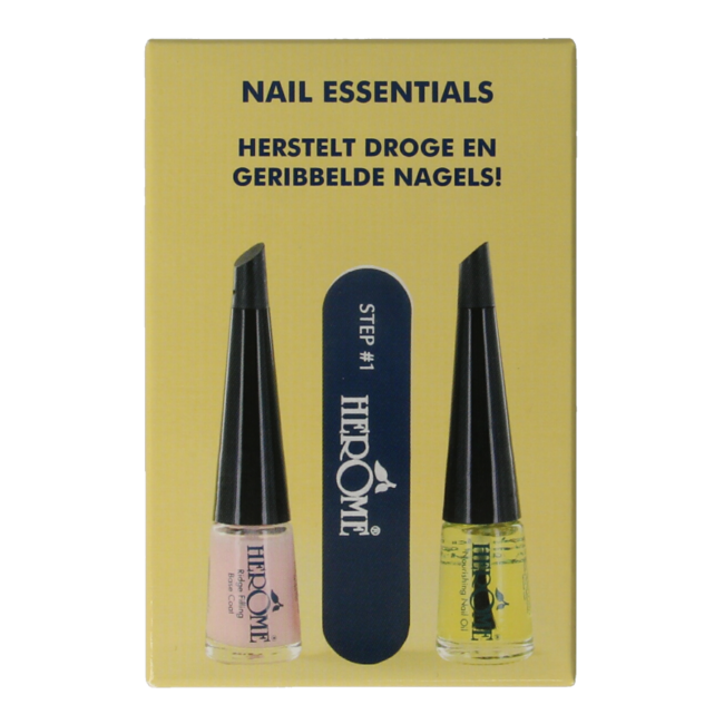Zestaw Herome Essentials do paznokci suchych i prążkowanych 1 Zestaw