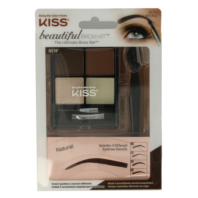 Kiss Beautiful Brow Kit 1 Piece