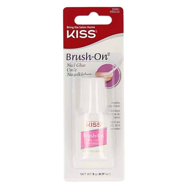 Nail glue brush on 1 Stuks