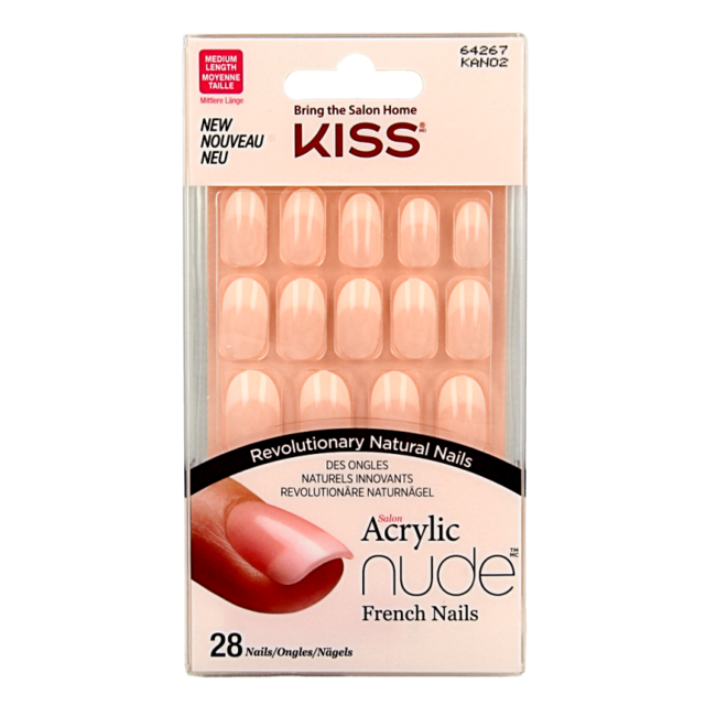 Kiss French Nude Acrylnägel Graceful 1 Set