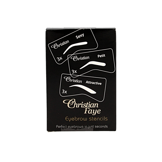 Christian Faye Eyebrow stencil set SPA 1 Set