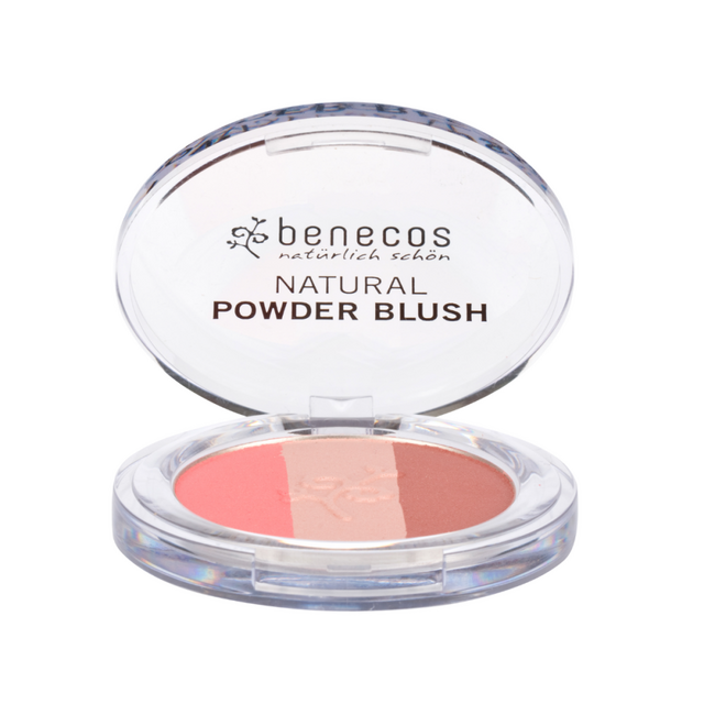 Benecos natural beauty Naturalny kompaktowy róż do policzków trio - fall in love 5 g