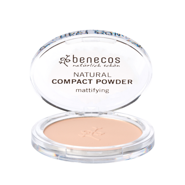 Benecos natural beauty Poudre compacte naturelle sand 9 g