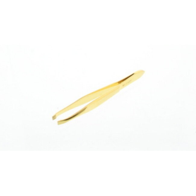 Pęseta Malteser 8 cm, pozłacana, wąska, model 82, 1 sztuka
