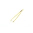 Pinzetta Malteser 8cm dorata curva punta tonda 326 (1 Pezzo)