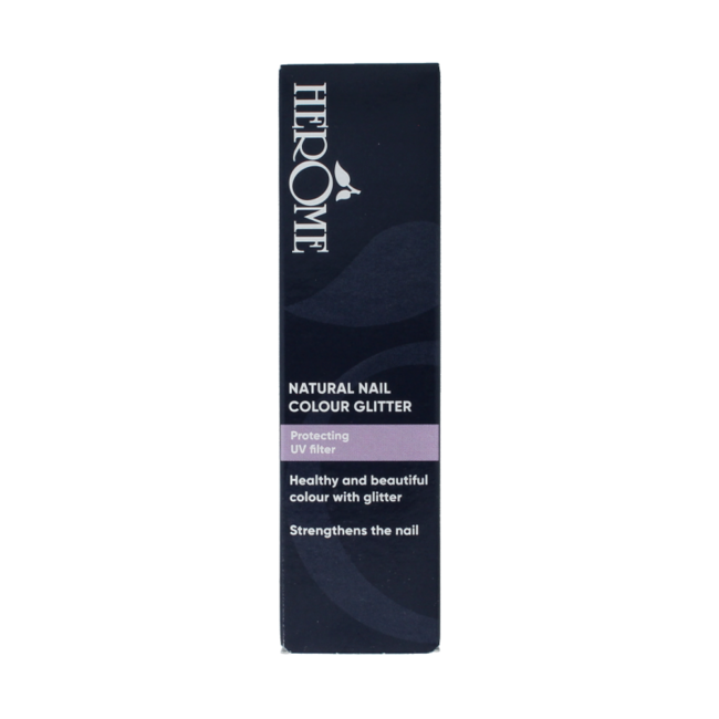 Herome Natural nail colour glitter 10ml