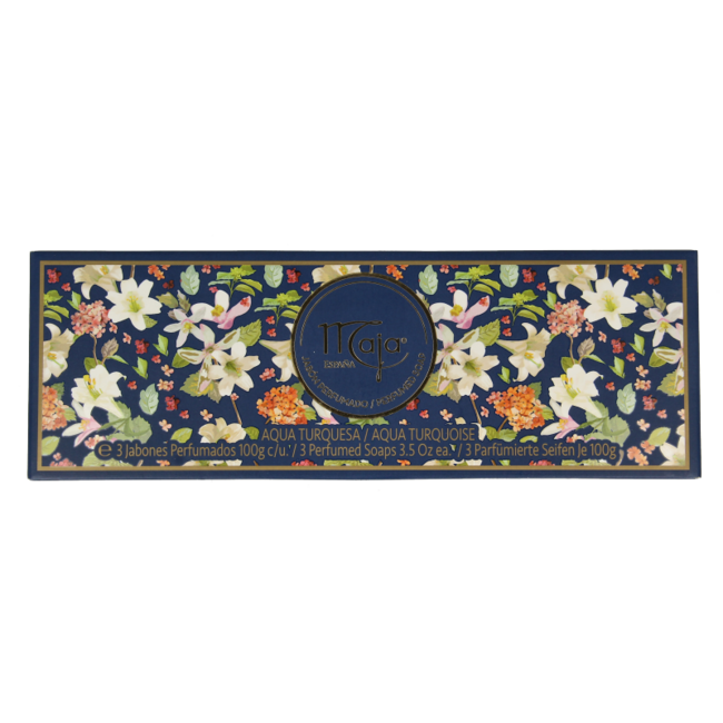 Maja Aqua Turquesa zeep geschenkverpakking 3 x 100g 1 Set