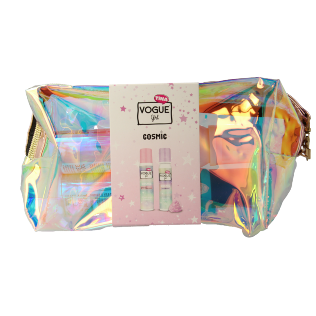 Coffret cadeau Vogue Girl trousse de toilette holo déo et mousse 1 set